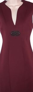 Calvin Klein Burgundy Sheath Dress